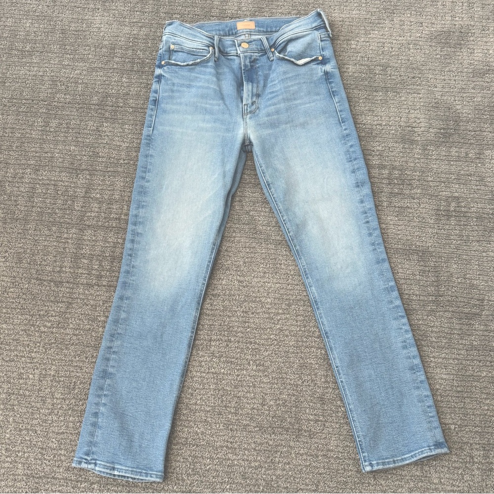 Barely worn MOTHER Denim mid rise dazzler jeans size 28 - Picture 2 of 8